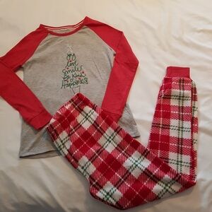 Ellen Degeneres girls winter pajama set 10/12